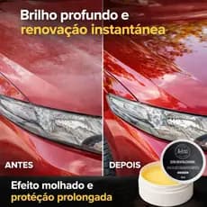 AUTRAX Cera Espelhamento Cerâmico – Remove Riscos Superficiais, Repele Água, Proteção Sol, Brilho Intenso autrax