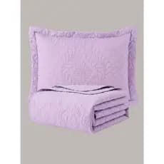 Kit Colcha Cobre Leito Luxo Queen Casal Solteiro Decoração Matelado - Saori