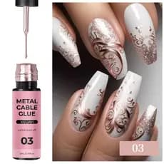 Esmalte de unha com verniz UV, Esmalte profissional, Esmalte para decoração de unha, Secagem Rápida