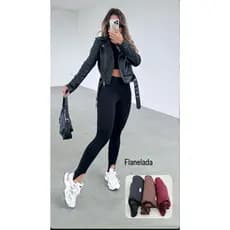 Calça Legging Forrada Pezinho Cintura Alta Modeladora Zero Transparência Premium Fuso open termica peluciada flanelada
