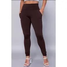 Calça Montaria Skinny Flanelada termica Feminina Legging Grossa Modeladora Zero transparência