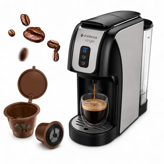 Kit 2 Cápsula Reutilizável Recarregável Lavável Filtro Cafeteira Dolce Gusto