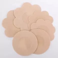 Kit 20 a 50 Pares Capa Protetor Mamilo Seio Adesivo Tapa Umbigo Fita Invisível Push Up Adesivos