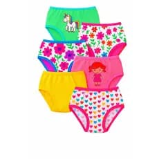 Kit 3, 6, 9 ou 12 Calcinhas Menina Infantil De Algodão Lateral Larga Tanga Tanguinha Tradicional Tapa Fralda Macia.