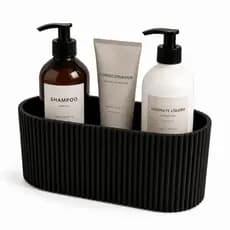 Organizador Canaletado para Banheiro Cozinha Design Moderno Minimalista Compacto Decorativo