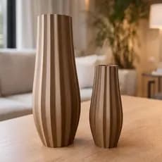 Kit 2 Vasos Decorativos Design Minimalista – Decoração Moderna para Casa