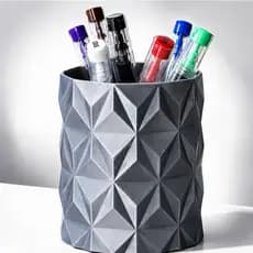 Organizador Mesa Porta Canetas Lápis Pincéis Multiuso Minimalista Decoração Escritório Penteadeira