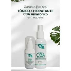 Linha CBA com Hidratante e Tônico de CBA Amazônico para Hidratação Profundo da Pele, Propriedades antioxidantes e Redução da inflamação.- Maria Margarida