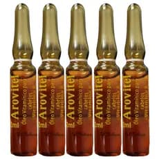 Arovitel Vitamina A 2ml Kit Com 05 ampolas