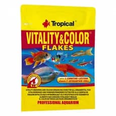 RAÇÃO VITALITY & COLOR FLAKES - SACHET 12G