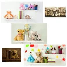 Prateleira Suporte Nicho Retangular 40x20cm Decorativo Organizador de brinquedo