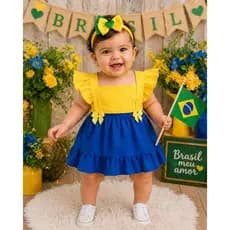 Vestido Romper Body Vestidinho Princesa Mesversario Bebe Menina Temático