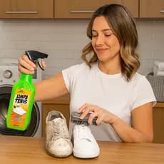 Limpa Tenis Spray Tira manchas de tênis Limpador a seco Spray limpador de tênis