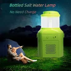 1PC Nova Lâmpada De Água Salgada Engarrafada Longa Vida Portátil Luz Para Acampamento Caminhadas Noite Ao Ar Livre Pesca