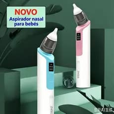 Aspirador Nasal Elétrico Bebê Sugador Tira Catarro Limpador De Nariz Infantil Recarregável 6 Níveis Silicone Silencioso