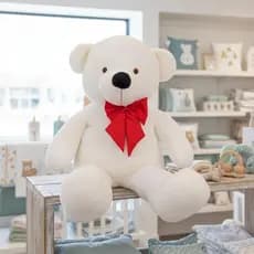 Urso de Pelúcia Gigante Grande 1,10m Ursinho Teddy Presente Fofo Namorada Brinquedo Infantil Decorativo