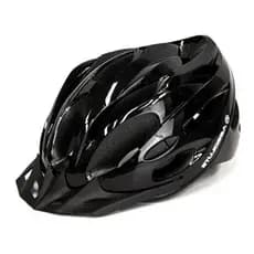 Capacete Ciclismo Bike Absolute Nero Preto Com Led E Viseira