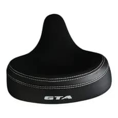Banco Selim Clássico 2 Molas Beach Preto Gta Conforto 25X26