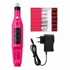 Lixadeira Elétrica Profissional para Unhas - Portátil, Tipo Caneta, Motor Nail, Bivolt