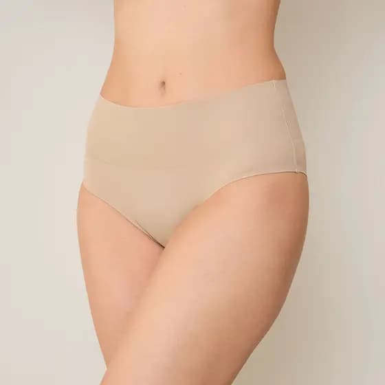 Calcinha Tanga Corte a Laser Bege Zee Rucci