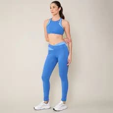 Calça Legging Esportiva Feminina com Cós Transpassado Selene