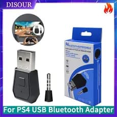 Adaptador USB Bluetooth Para PS4 Gamepad Controlador De Jogo Console Fone De Ouvido Dongle Sem Fio Transmissor Com Micro