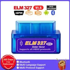 [Mais Vendido] OBD2 Super Mini ELM327 V2.1 Bluetooth OBD2 Ferramenta De Diagnóstico ELM 327 Funciona Em Android/Wi