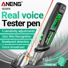 ANENG VC1019 Caneta De Teste detector De Tensão De Transmissão De Fala 12-1000V Volt Atual Sem Contato Instrumento Elétr