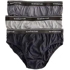 Kit 6 Cuecas Slip Adulto Algodão Selene 11900