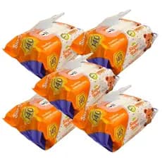 Kit 700 Toalhas Umedecidas Super Baby 20 x 12 Cm = 5 pacotes com 140 Toalhas cada