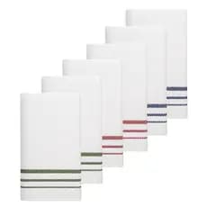 Kit 6 Panos De Prato Teka Premium Nobre 100% Algodão 45x70cm