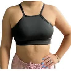 Top Feminino Suplex Premium Academia Fitness Com Forro