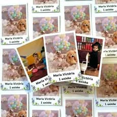 50 MINI fotos - kit de lembrancinha com imã - mini foto com imã