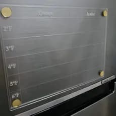Planner Semanal acrilico almoço e jantar magnetico geladeira