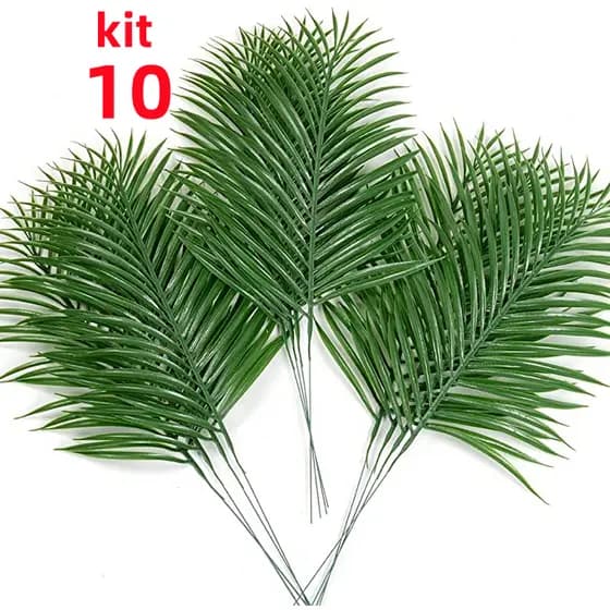 Kit C/10 Folhagem Artificial Espalhada Decoração Em Jardins Festa