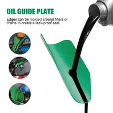 Ferramenta De Drenagem Flexível , Funil De Carro Dobrável , Placa Guia De Óleo , Motocicleta , Caminhão , Motor Automáti