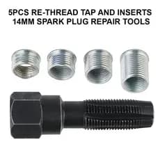 Ferramentas Para Carro , 1 Conjunto M14 x 1.25 , Kit Rethreader De Vela De Ignição De Reparo De Rosca De Cilindro De Fer