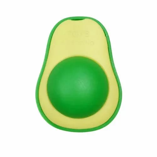 Brinquedo Interativo Abacate Catnip Pet Gato Estimulante 6cm Verde