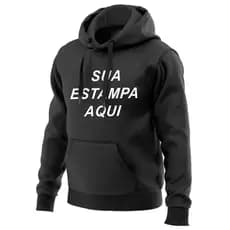 Moletom Liso Unissex | Alta Qualidade | Várias Cores | Personalizado com Sua Estampa