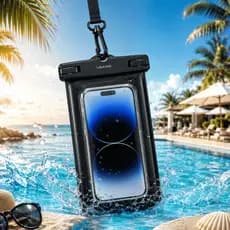 Capa Bolsa Bag Impermeável IP68 P/ Celular | Touch Sensível | Proteção Máxima P/ Praia, Piscina Mergulho Motoboy Pesca