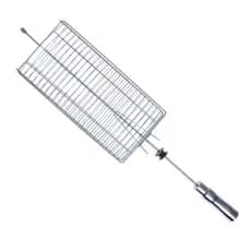 Espeto Grelha Rotativo Cabo Térmico para Churrasqueiras de Embutir Titan