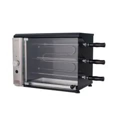 Churrasqueira Elétrica Vertical de Bancada 3 Espetos 220V Stand