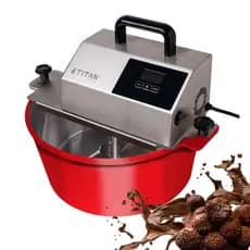 Panela Mexedora Profissional de Doces Zurique Titan Bivolt 10 Litros Vermelha