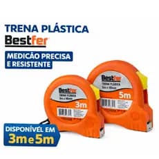 Trena de Medição Bestfer – 3m | 5m | 10m – Alta Precisão e Durabilidade