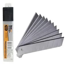 Kit Jogo de Lâminas para Estilete Largo 18mm – 10 Peças Profissionais