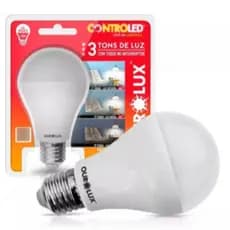 Lâmpada Inteligente Controled 3 Tons de Luz - Ourolux