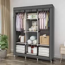 Guarda Roupa Dobrável Organizador De Roupas Portátil Multiuso Armário Organizador de Roupas Sapatos Multiuso