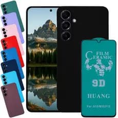 Kit Capinha + Película Galaxy A15 Capa Anti Impacto Samsung Proteção Premium