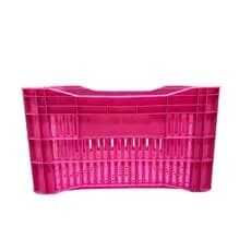 3 Caixas Plásticas Rosa Organizadora Hortifruti -  Plasconex