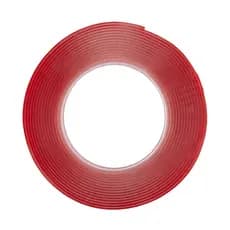 Kit 5 Fita Dupla Face Extra Forte Adesiva Transparente 3mm X 10M